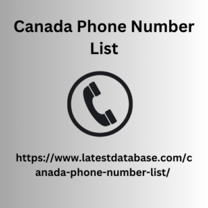 Canada Phone Number List