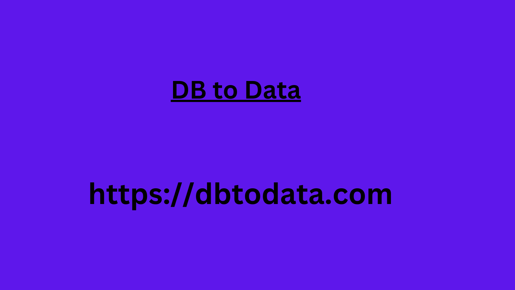 DB to Data01