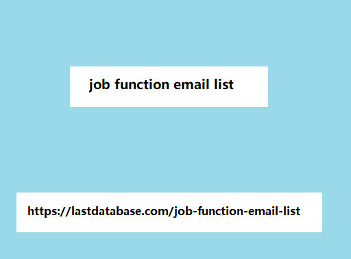 job function email list